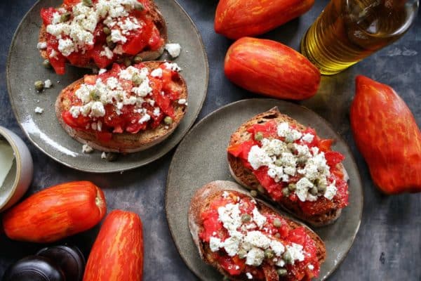 Salade De Tomates Aux Couleurs Et Burrata Mon Assiette Gourmande