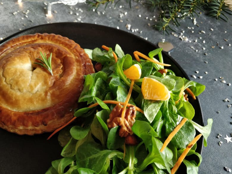 Salade de mâche aux noix