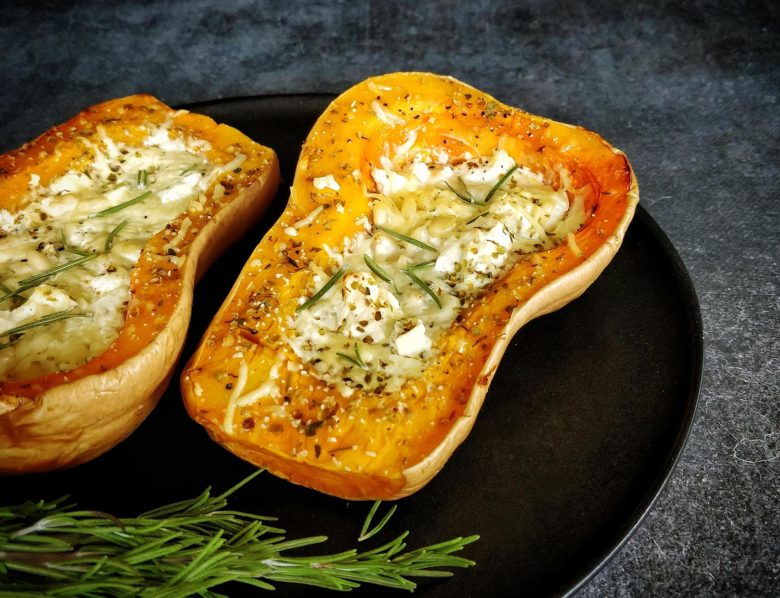Butternut farci à la feta