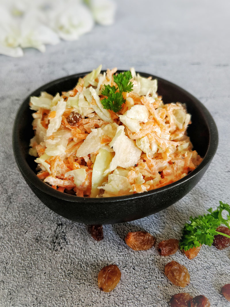 Coleslaw aux raisins secs Mon Assiette Gourmande par Maud J.