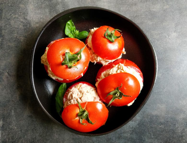 Tomates farcies au thon