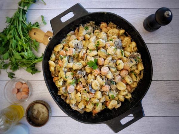 Salade de pommes de terre alsacienne