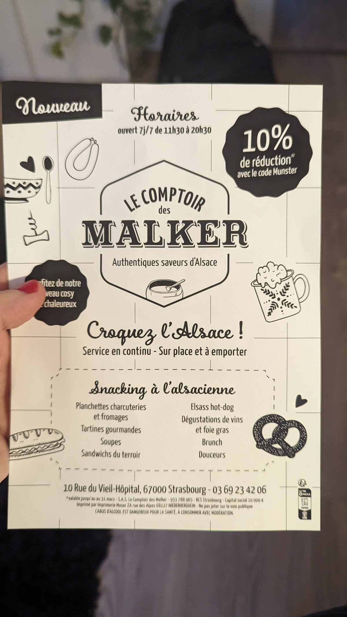 Le Comptoir des Malker à Strasbourg