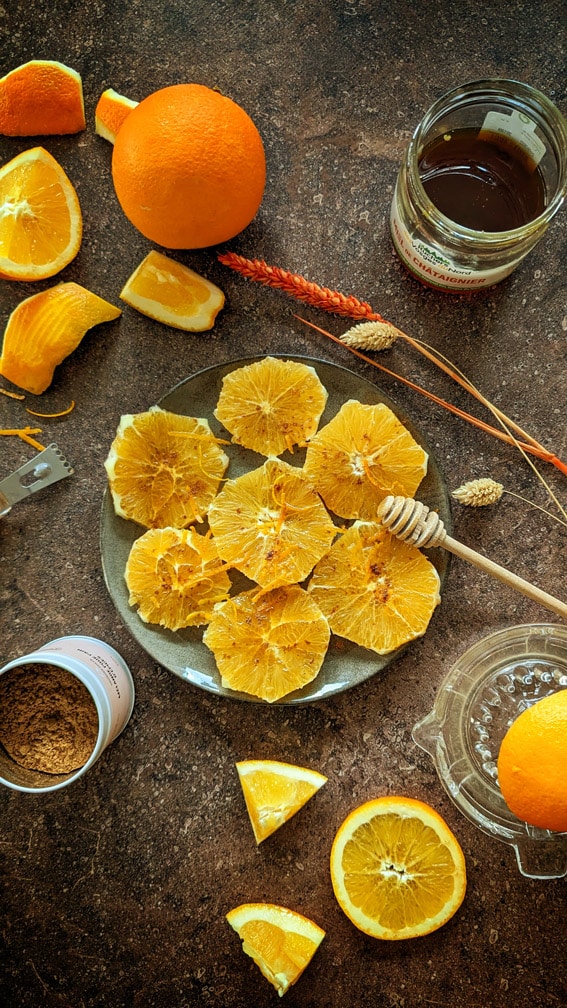 Carpaccio d’oranges aux épices