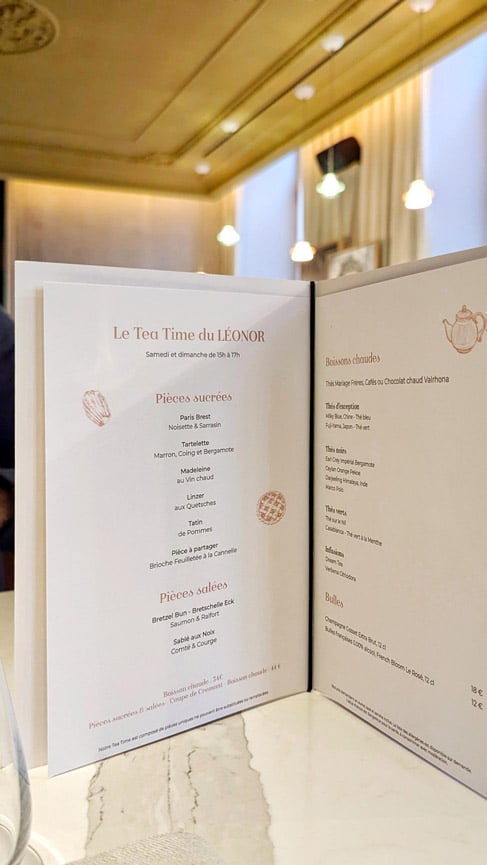 Le Tea Time de l’Hôtel Léonor à Strasbourg